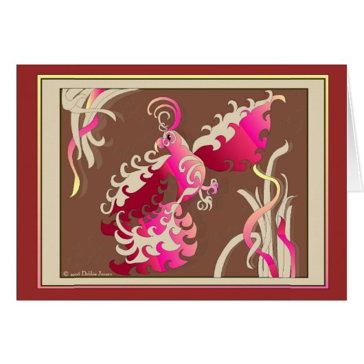 Aerial Flamenco by Debbie Jensen Cards (Front Horizontal)