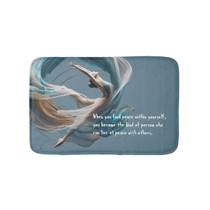 Aerial flying Air Yoga Instructor Pilates Fitness Bath Mat