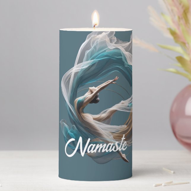 Aerial flying Air Yoga Instructor Pilates Fitness Pillar Candle (In Situ)