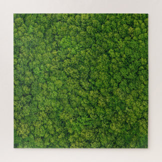Aerial forest view, top view, copy space. jigsaw puzzle