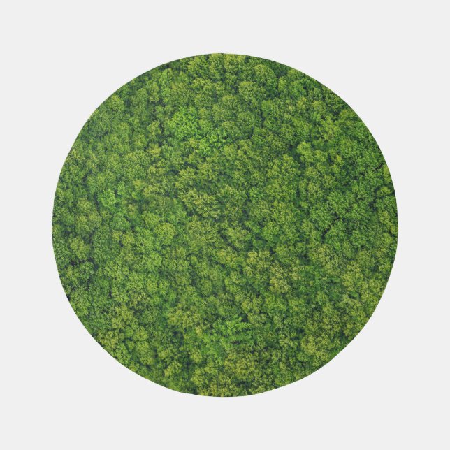 Aerial forest view, top view, copy space. rug (Front)