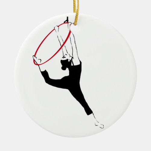 Aerial Hoop  Lyra Double Sided Ornament