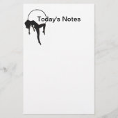 Aerial Hoop Lyra Notepad (Front)