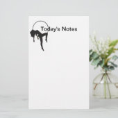 Aerial Hoop Lyra Notepad (Standing Front)