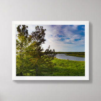Aerial Lake Okeechobee Framed Art