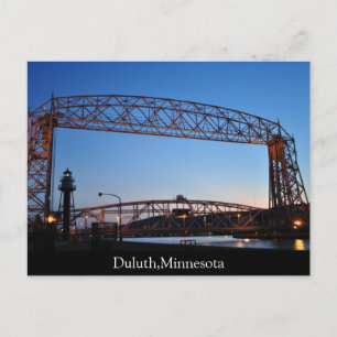 Aerial Lift Bridge Duluth Minnesota Postcard