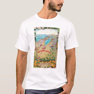 Aerial Map of Santa Clara County T-Shirt
