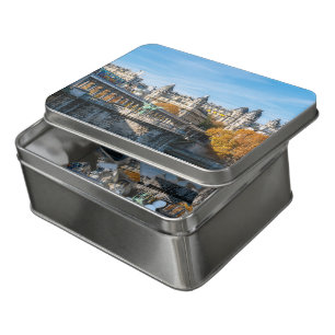 Aerial metro on Pont de Bir-Hakeim - Paris, France Jigsaw Puzzle