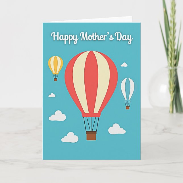 Aerial Mothers Day Scene Card (Front)