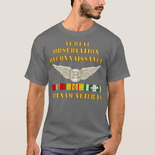 Aerial Observation Recon Specialist Vietnam Vet w  T-Shirt