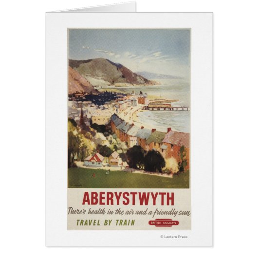 Aerial of Coast British Railways Poster Cards (Front)