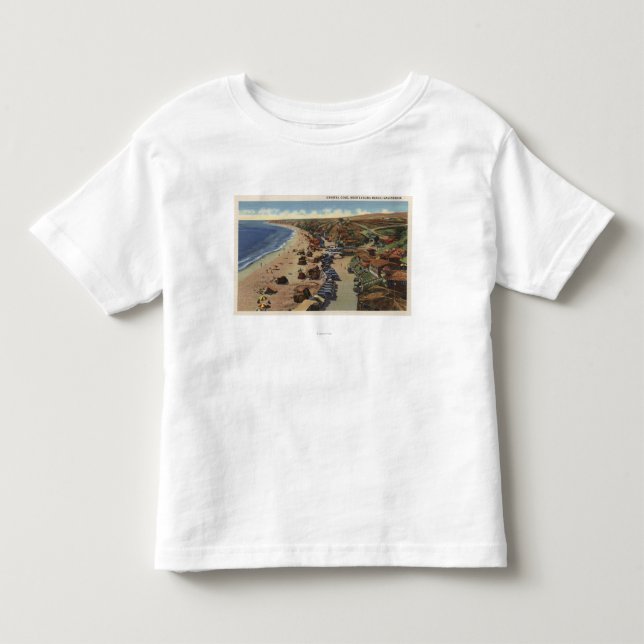 Aerial of Crystal Cove Toddler T-shirt (Front)
