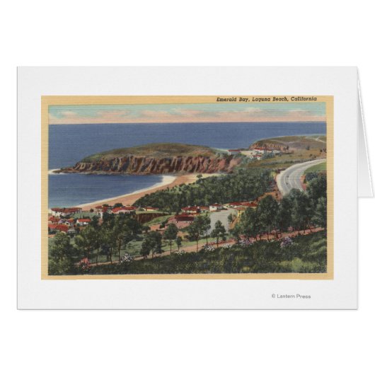 Aerial of Emerald Bay Cards (Front Horizontal)