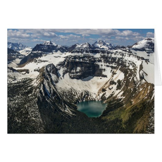 Aerial Of Warderman Lake Cards (Front Horizontal)