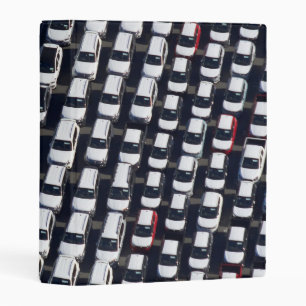 Aerial over Car Lot Mini Binder