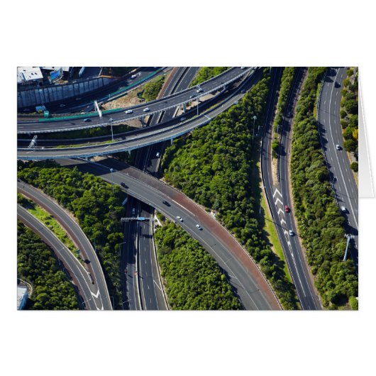 Aerial over Highway Junction Cards (Front Horizontal)
