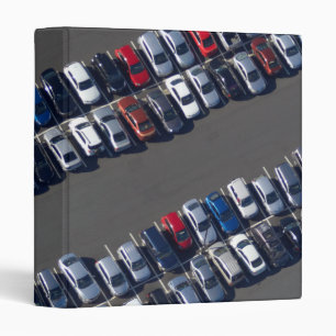 Aerial over Parking Lot 3 Ring Binder
