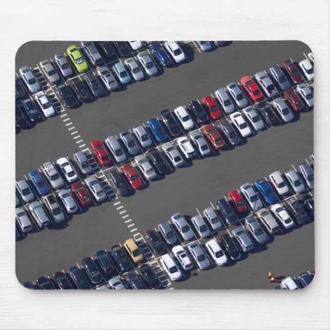 Aerial over Parking Lot Mouse Pad (Front)