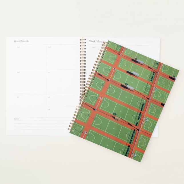 Aerial Over Tennis Courts Planner (Display)