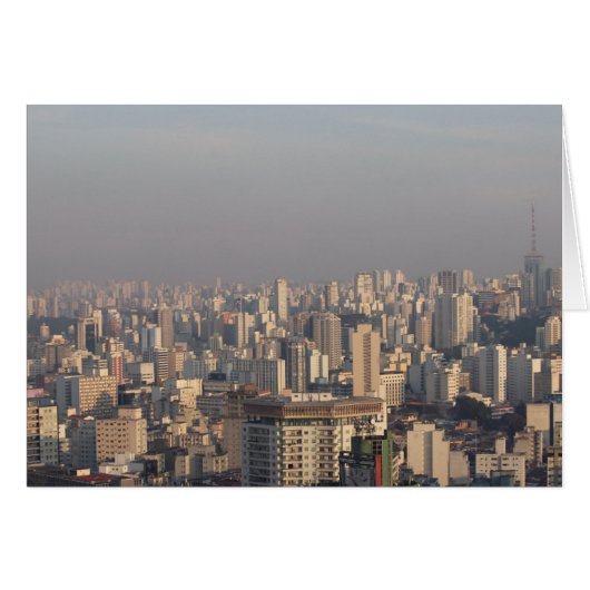 Aerial Panoramic - Sao Paulo Cards (Front Horizontal)