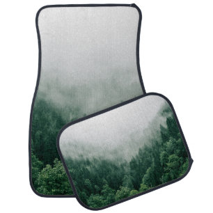 AERIAL PHOTO OF GREEN TREES CAR FLOOR MAT