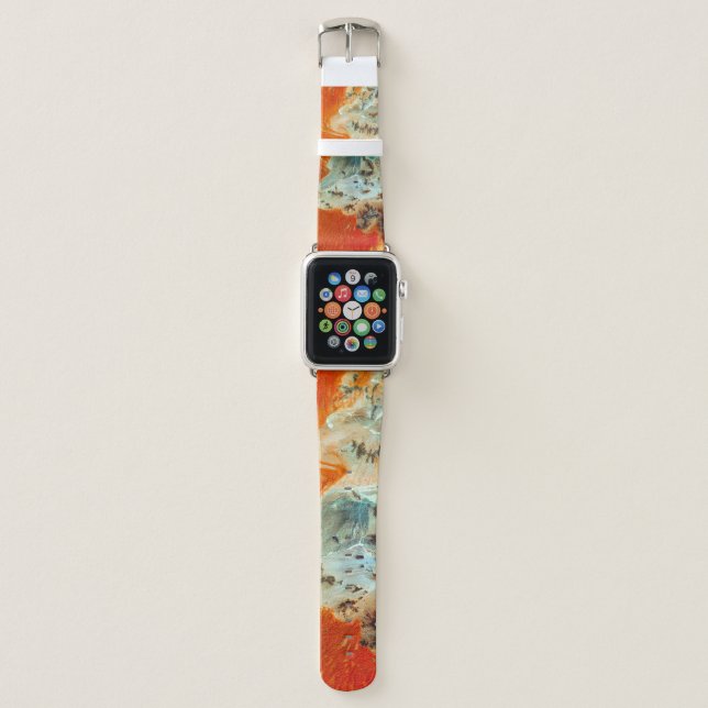 AERIAL PHOTO OF ISLAND APPLE WATCH BAND (Front)