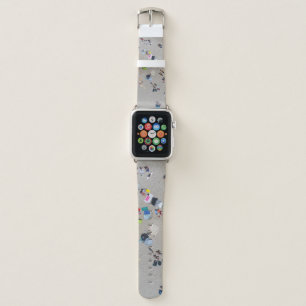 Aerial photo of people sunbathing on the beach apple watch band