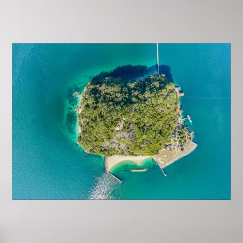 Aerial Photograph of Kashima Island Poster