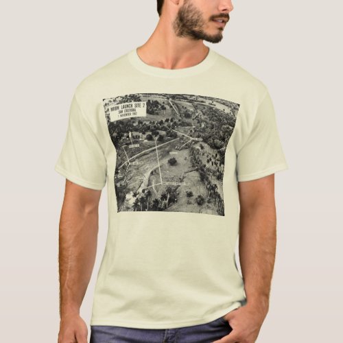 Aerial Photograph of Missiles in Cuba 1962 T_Shirt