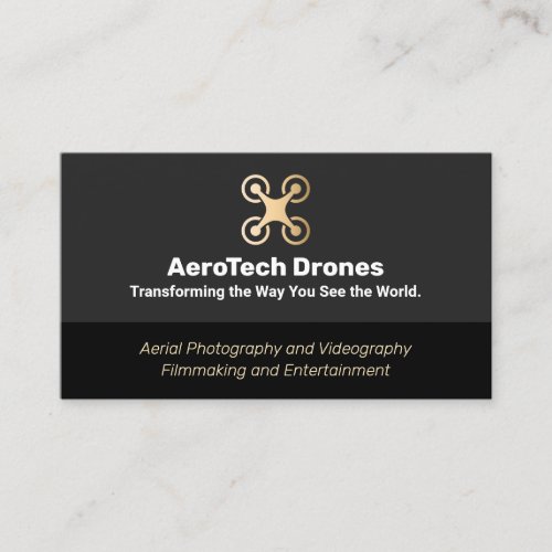 Aerial Photography and Video Drone  Business Card