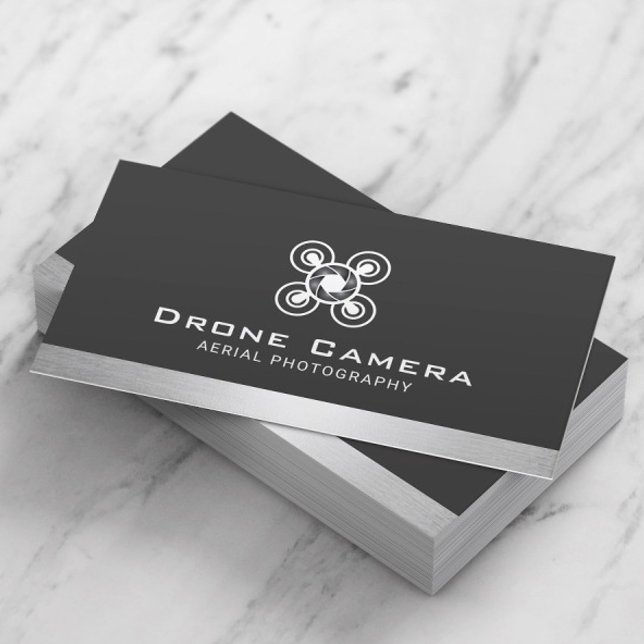 Aerial Photography Drone Service Photographer Business Card (Creator Uploaded)