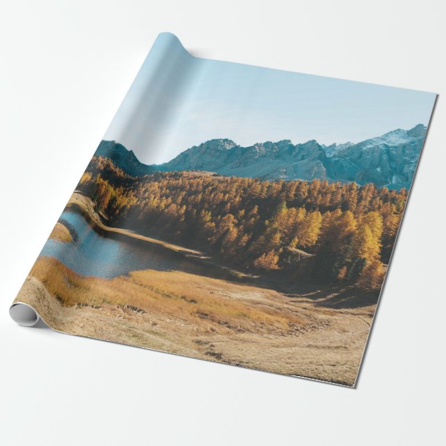 AERIAL PHOTOGRAPHY OF CONCRETE ROAD WRAPPING PAPER (Unrolled)