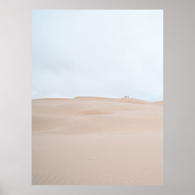 AERIAL PHOTOGRAPHY OF DESERT POSTER (Front)