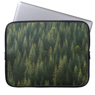 AERIAL PHOTOGRAPHY OF FOREST LAPTOP SLEEVE