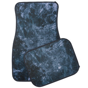 Aerial photography of green field car floor mat