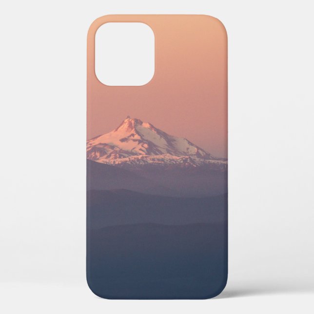 AERIAL PHOTOGRAPHY OF MOUNTAIN WITH SNOW Case-Mate iPhone CASE (Back)