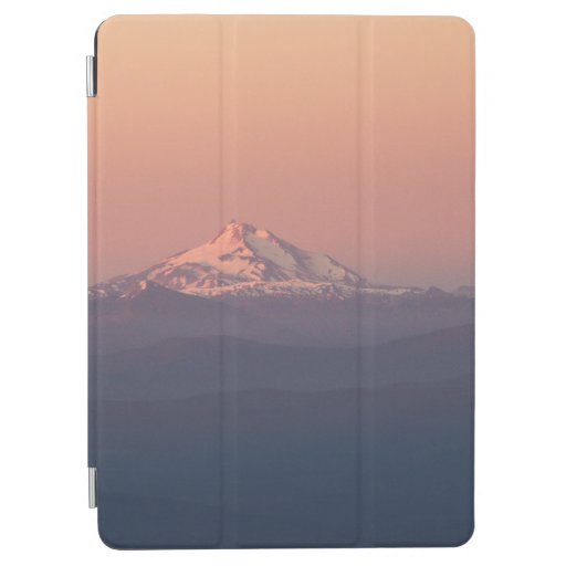 AERIAL PHOTOGRAPHY OF MOUNTAIN WITH SNOW iPad AIR COVER