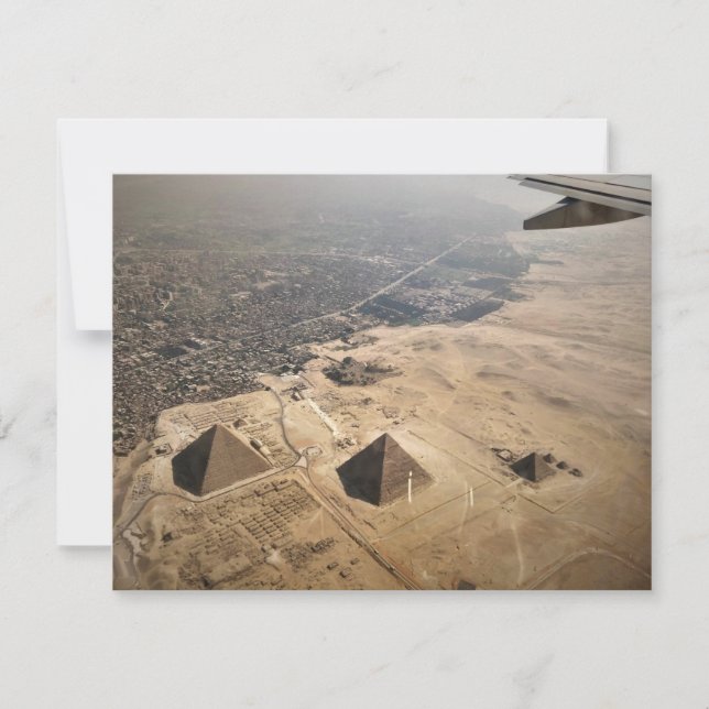 aerial photography of pyramids of Egypt (Front)