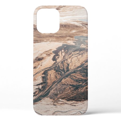 AERIAL PHOTOGRAPHY OF ROCK MOUNTAIN iPhone 12 CASE