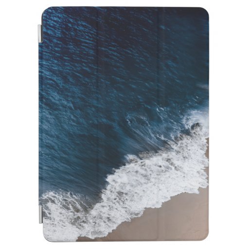 AERIAL PHOTOGRAPHY OF SEASHORE iPad AIR COVER