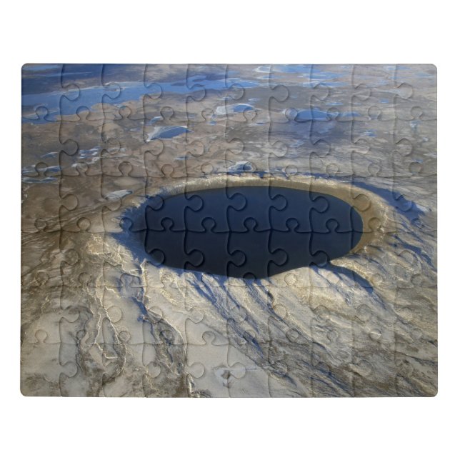 Aerial Pingualuit Crater, Quebec, Canada. Jigsaw Puzzle (Puzzle Horizontal)