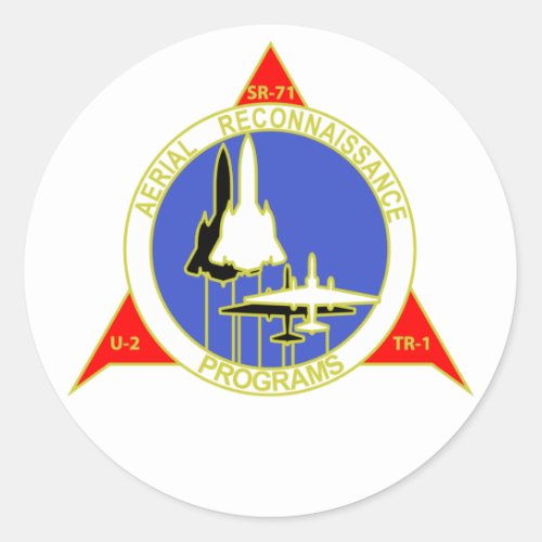 Aerial Reconnaissance Programme Insignia Classic Round Sticker