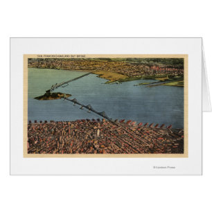 Aerial, San Francisco-Oakland Bay Bridge Cards