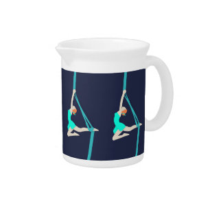 Aerial Silks Beverage Pitcher