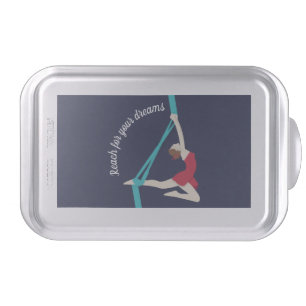Aerial Silks Cake Pan