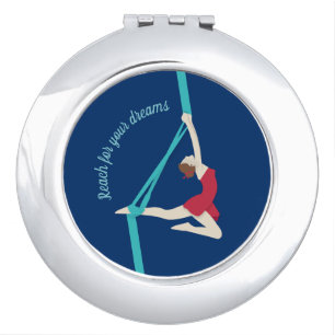 Aerial Silks Compact Mirror