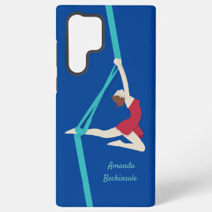 Aerial Silks Dancer in Red Samsung Galaxy S22 Ultra Case