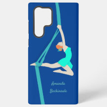 Aerial Silks Dancer in Teal