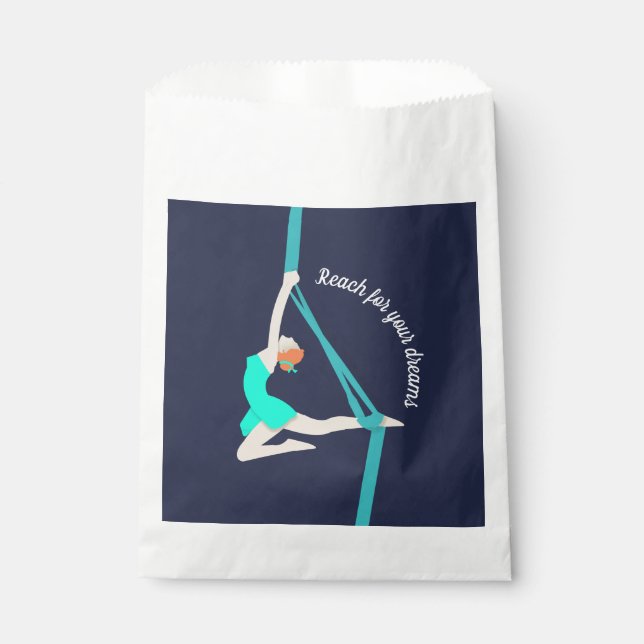 Aerial Silks Favor Bag (Front)