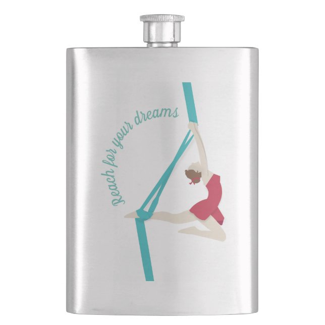 Aerial Silks Flask (Front)